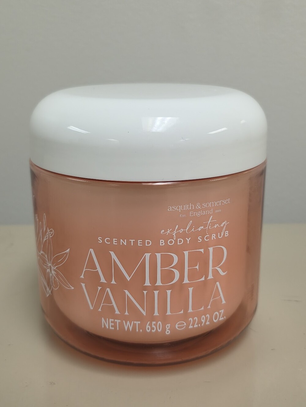 Asquith & Somerset Amber Vanilla Scented Body Scrub -  New